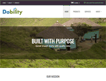 Tablet Screenshot of dobility.com